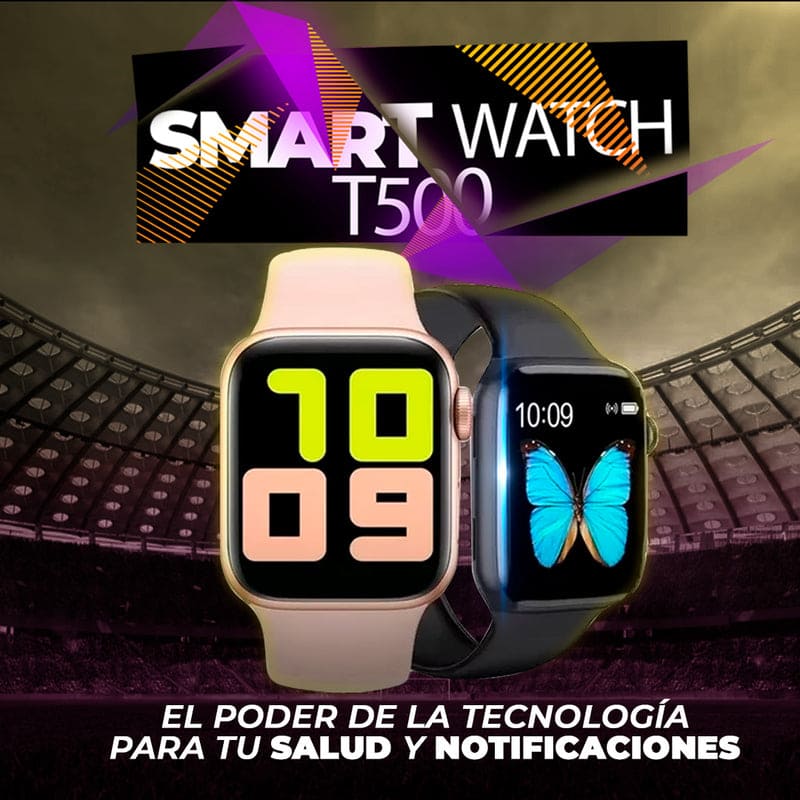 COMBO SMARTWATCH T500 + MORRAL ANTIRROBO