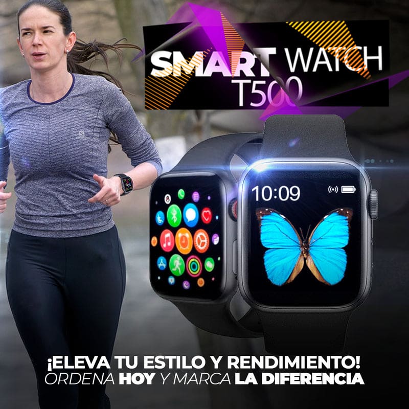 COMBO SMARTWATCH T500 + MORRAL ANTIRROBO