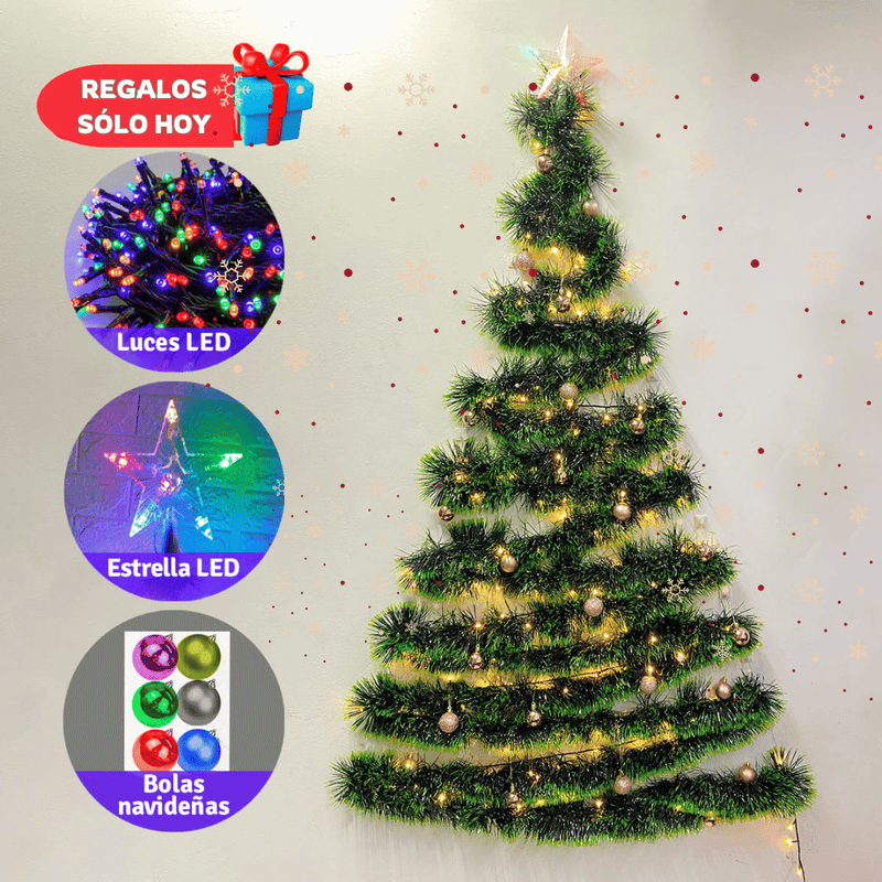 ¡OFERTA EXCLUSIVA! 🎄 ÁRBOL DE NAVIDAD DE PARED + 3 REGALOS 🎁 + ENVÍO GRATIS 🚚 ¡SOLO HOY! ⏰